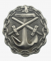 Preview: Kaiserreich Verwundetenabzeichen der Marine 1918 in Silber